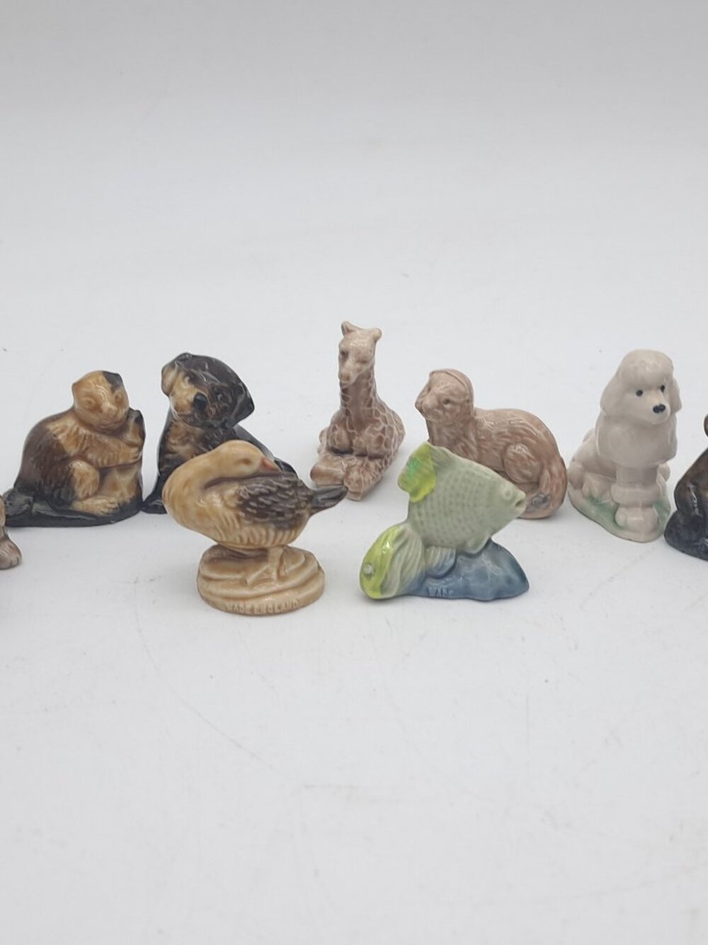 Set of 10 Wade Whimsies Figurines Includes Fish